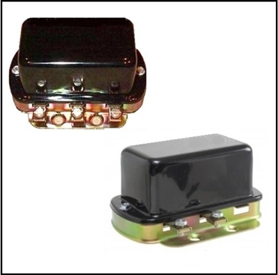 6-volt positive ground generator voltage regulator for 1942-47 W-Series, 1948-53 B-Series and 1955-56 C-Series Dodge Trucks
