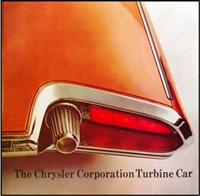 7.5" x 7.5" 12-page publication promoting the Chrysler Turbine Car