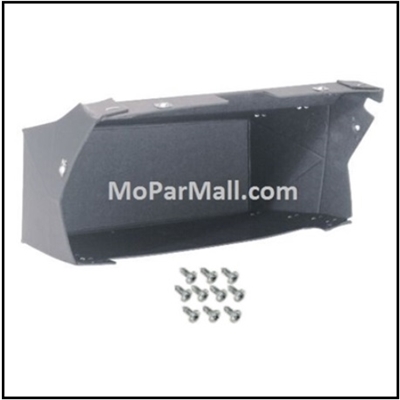PN 2771264 - 2889773 glove box liner w/screws for 1967-74 Plymouth and Dodge A-Body