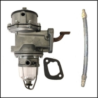 These "double-action" fuel pumps were a rare but practical option for 1939-50 Plymouth - Dodge - DeSoto with vacuum windshield wipers