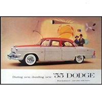 Oversized 20-page showroom sales catalog for all 1956 Dodge Coronet - Custom Royal - Royal - Sierra