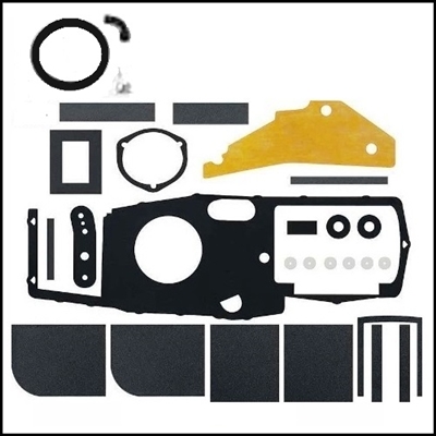 Heater box rebuild foam gasket & rubber seal package for 1970-74 Plymouth & Dodge E-Body