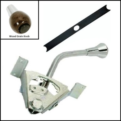 Console shifter for 1967-69 Plymouth Barracuda; 1970-71 Duster - Scamp and 1967-71 Dodge Dart - Demon with floor-shifted automatic transmission