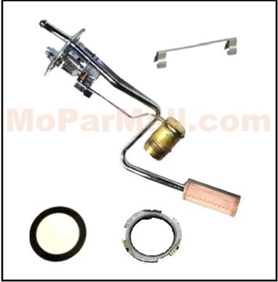 Fuel gauge tank sending unit package for 1962-65 Plymouth Belvedere; 1962-64 Fury - Savoy; 1962 Dodge Dart ; 1962-64 Polara - 330 - 440 and 1965 Coronet - Satellite