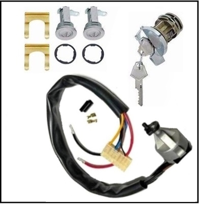 Ignition switch and a matching set of lock cylinders ignition for 1970-74 Plymouth and Dodge E-Body