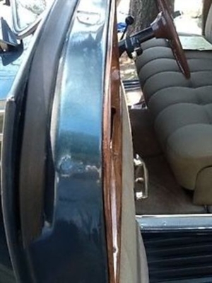 New door-jamb weather stripping set for 1934-38 Plymouth, Dodge, DeSoto and Chrysler coupes and 2- and 4-door sedans