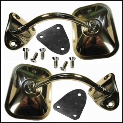Rectangular or round head outside mirrors w/mounting screws for 1961-71 Dodge conventional cab trucks