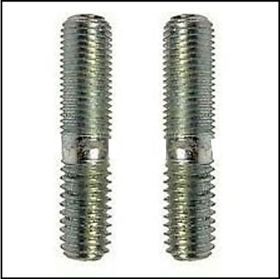 (2) gear housing to exhaust housing studs for Mark 35A - 55 - 58 - 75 - 78 and 1960-66 Merc 300 - 350 - 400 - 450 - 500 - 600 - 650 - 700 - 800 - 850 - 900 - 950 - 1000 - 1100 outboards