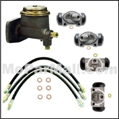 Master Cylinder, wheel cylinders and flex hoses for 1963-65 Dodge 880; 1965-66 Dodge Monaco - Polara; 1965-66 Plymouth Fury; 1963-66 Chrysler and 1963-66 Imperial