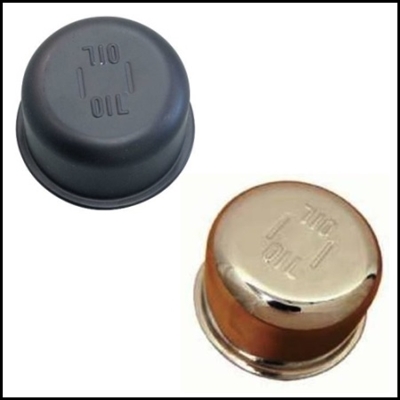 Choice of black or chrome PN 1821198 breather/oil filler cap for 1956-59 Plymouth - Dodge - DeSoto - Chrysler - Imperial