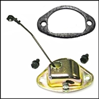 Automatic choke assembly with mounting hardware and gasket for 1971-72 Plymouth Barracuda - Duster - GTX - RoadRunner - Satellite - Scamp and 1971-72 Dodge Challenger - Charger - Dart - Demon with 340 CID engine