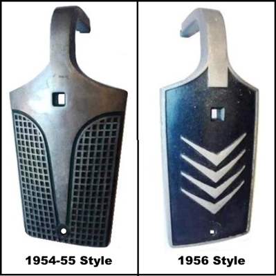 Cowling front plate for 1954 Mercury Mark 50; 1956 Mark 30 and 1955-56 Mark 55 outboards