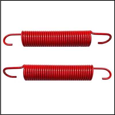 springs help reduce bowing of the fiberglass hoods on AAR Plymouth 'cuda and Dodge Challenger T/A