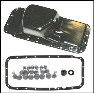 24-piece oil pan set for 1966-70 Plymouth Belvedere - GTX - RoadRunner - Satellite and Dodge Charger - Coronet with 361-383-426-440 engine