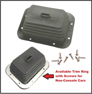 Shifter boot package for 1971-74 Plymouth GTX - RoadRunner - Satellite and 1971-74 Dodge Charger