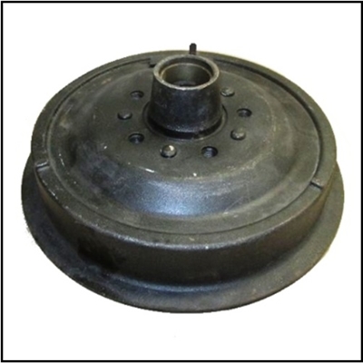 Front brake drum/hub assembly for 1955-56 Plymouth Belvedere - Fury - Plaza - Savoy - Suburban with 11" (for 2' wide shoes) front brakes