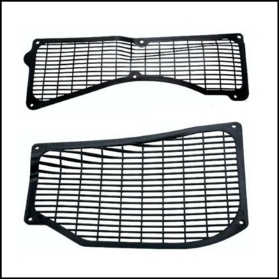 PN 2895876/7 - 3500760/1 windshield wiper opening cowl top vent screens for 1970-74 Plymouth Barracuda - 'Cuda and 1970-74 Dodge Challenger