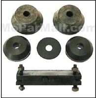 Front and rear engine mount insulators for 1939-56 Plymouth Belvedere - Cambridge - Concord - Cranbrook - Deluxe - Plaza - RoadKing - Savoy - Special Deluxe