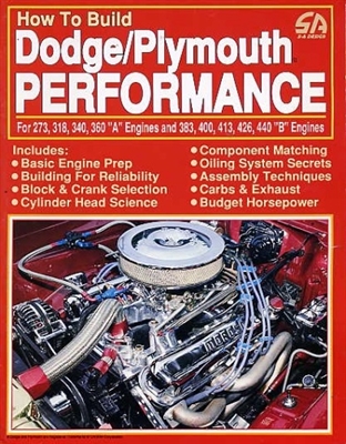 Covers 273 - 318 - 340 - 360 CID (A/LA) and 383 - 400 - 413 - 440 CID (B/RB) engines