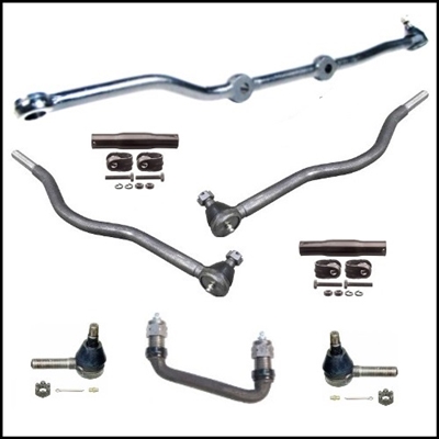 Re-new all of the wearing parts of your steering linkage with this premium quality package
