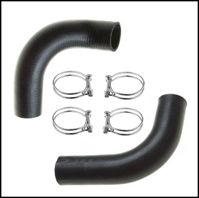6-piece molded hose and OE-style clamp set for 1953-1954 Dodge Coronet - Meadowbrook - Royal with V-8 engine