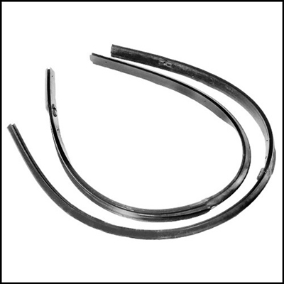 Pair of rear vent window seals for 1937-39 Plymouth - Dodge - DeSoto - Chrysler 4-door sedans