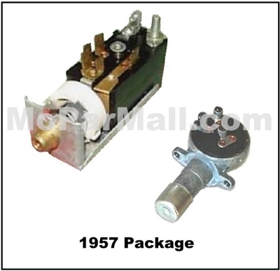 Headlight & Dimmer Switch Set for 1957-1960 Dodge Truck