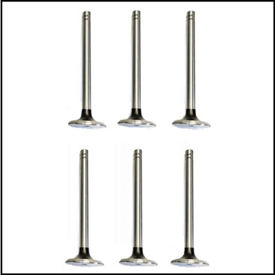 (6) PN 601258 - 868886 - 1109911 L-6 intake valves for 1933-59 Plymouth - Dodge passenger cars & 1933-60 Dodge - Fargo - Plymouth trucks