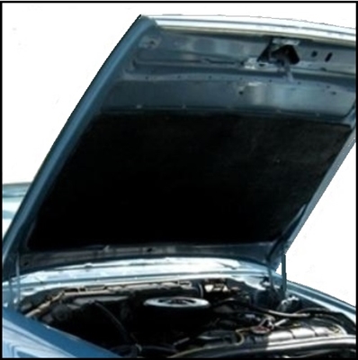 Laser-cut fiberglass under-hood sound deadener pad for all 1960 Dodge - DeSoto - Chrysler - Imperial
