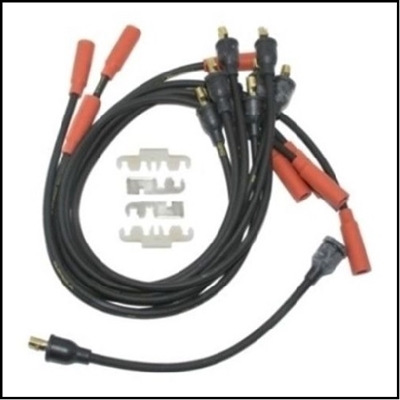 MoPar reproduction spark plug wire set with date-codes for 1967-72 Dodge Trucks with 318 CID engine