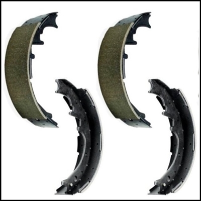 Set of (4) bonded brake shoes for 1971-74 Plymouth GTX - RoadRunner - Satellite & 1971-74 Dodge Charger - Coronet - SuperBee