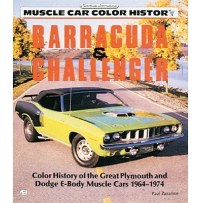 The essential guide for Chrysler's 1967-69 A-Body Barracudas and the 1970-74 E-Body Challengers, Barracudas, and 'Cudas