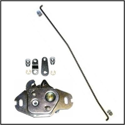 9-piece set services the offset remote trunk lid latch linkage on all 1970-74 Plymouth Barracuda - 'Cuda