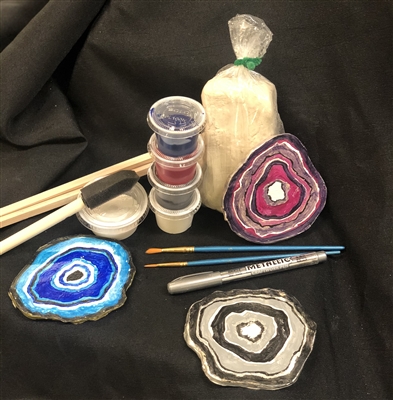 Geode Coasters Kit $20