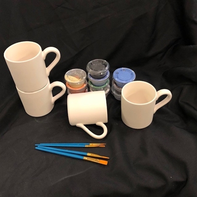 Circle Mugs 4 Pack $50