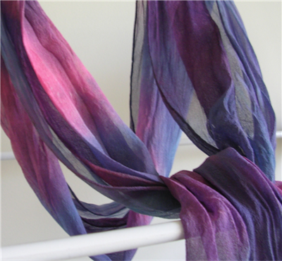 Silk Scarf Dyeing