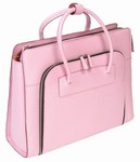 Leather Womans Briefcase with Removeable Laptop Sleeve