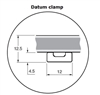 Datum clamp for RTLC-S and RTLA-S scales A-9585-0028
