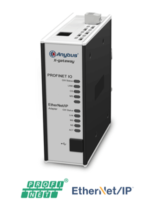 AnybusÂ® X-gateway - EtherNet/IP Adapter - PROFINET-IO Device AB7649