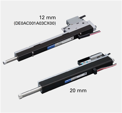 Sanyo Denki:  Cylinder Linear Servo Motors Motor width 12 mm, 20 mm, PN: DE0AC001A03CX00