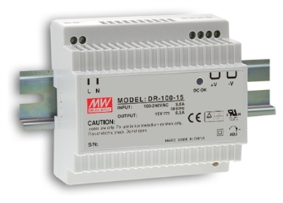 Mean Well: DIN Rail Power Supply (DR-100)
