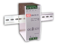 Mean Well: DIN Rail Power Supply (DR-75)