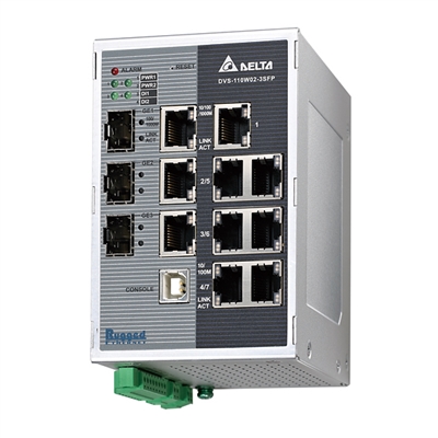 Delta: Industrial Ethernet Solution (DVS-110W02-3SFP Series)