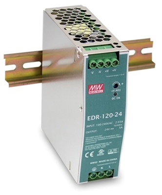 Mean Well: DIN Rail Power Supply (EDR-120)