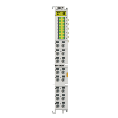 Beckhoff: Fieldbus components for all common I/Os and fieldbus systems EtherCAT Terminal EL1809