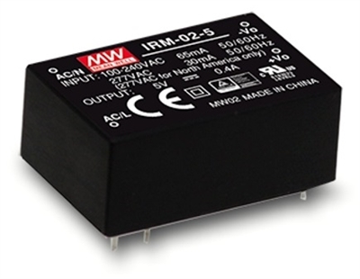 Mean Well: Open Frame Switching Power Supply (IRM-02 Series)