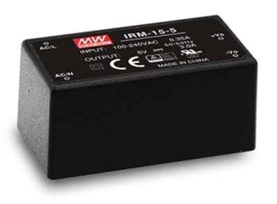 Mean Well: Open Frame Switching Power Supply (IRM-15 Series)