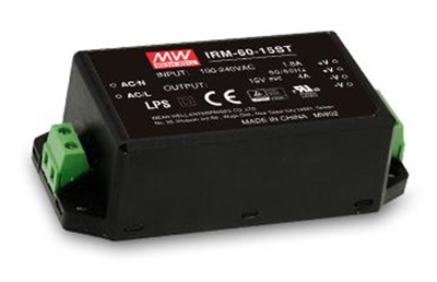 Mean Well: Open Frame Switching Power Supply (IRM-60 Series)