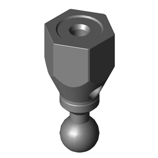 Heidenhain: Calibration Ball with Holder for Machine Optimization through Touch Probes KKH