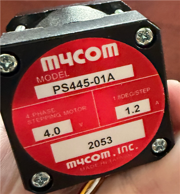 MYCOM 2PHASE STEPPER HALF 0.45Â° MOTOR PS445-01A